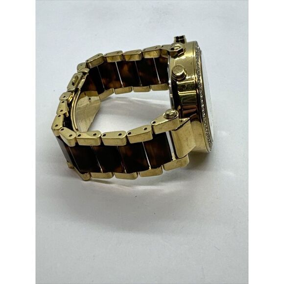 Michael Kors Parker MK5688 Women's Gold Tortoise Analog Dial Quartz Watch JNA432 - Picture 11 of 11